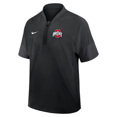 【Nike】Ohio State Buckeyes Sideline Coach Ohio State Sideline Coach Men's Nike Dri-FIT College Top